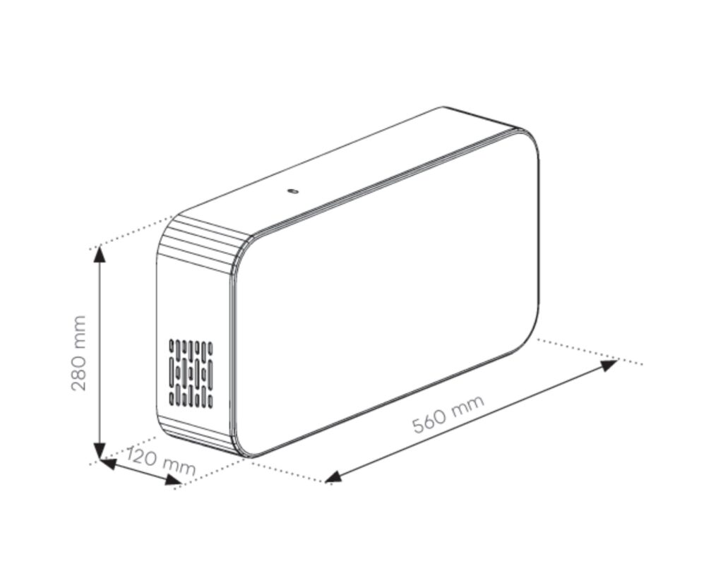 Dimensions Ventilation - Flow Easy